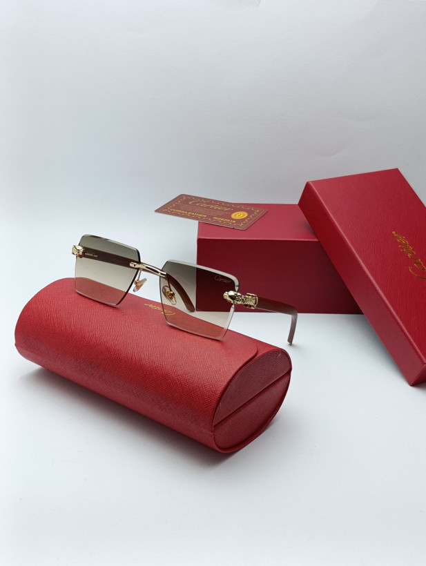 عینک آفتابی اسپرت کارتیر کدD24786s | ظرافت محض،بدون قاب؛نگاهی به سبک Cartier