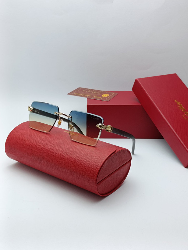 عینک آفتابی اسپرت کارتیر کدD24786s | ظرافت محض،بدون قاب؛نگاهی به سبک Cartier