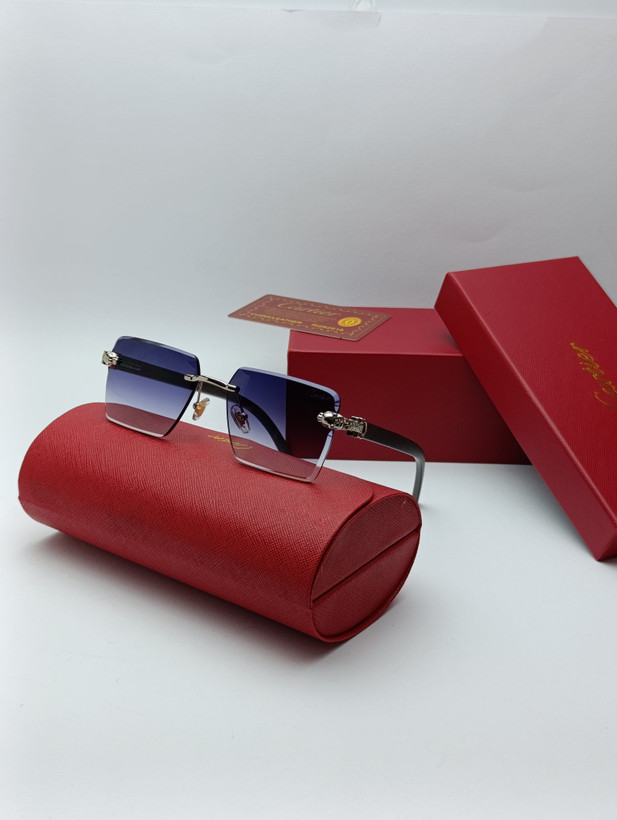 عینک آفتابی اسپرت کارتیر کدD24786s | ظرافت محض،بدون قاب؛نگاهی به سبک Cartier